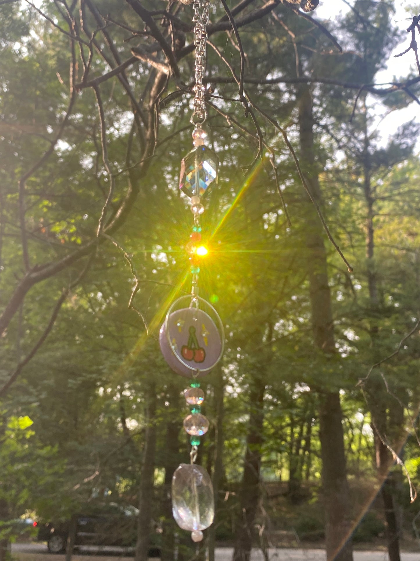 cherry suncatcher