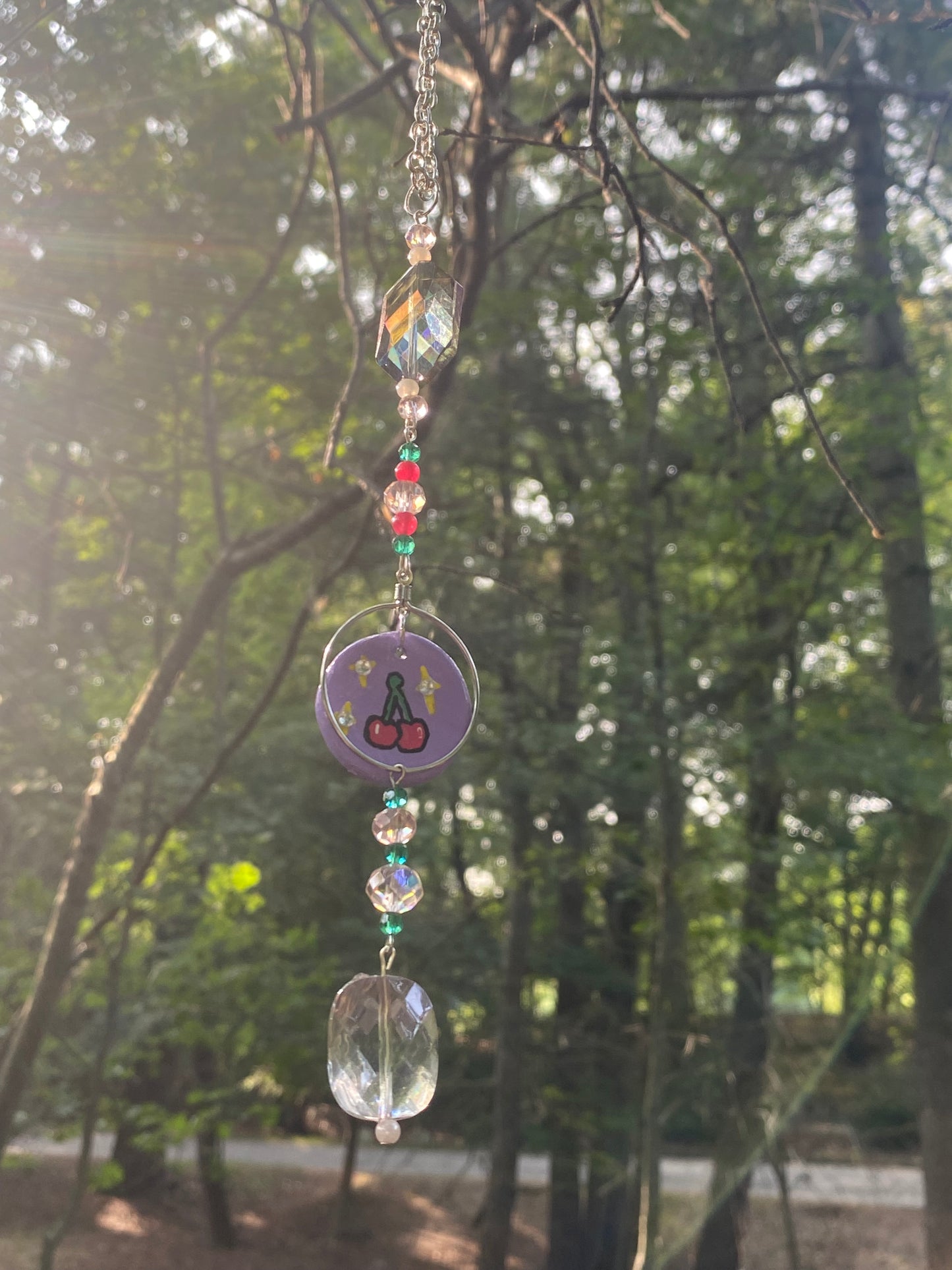 cherry suncatcher