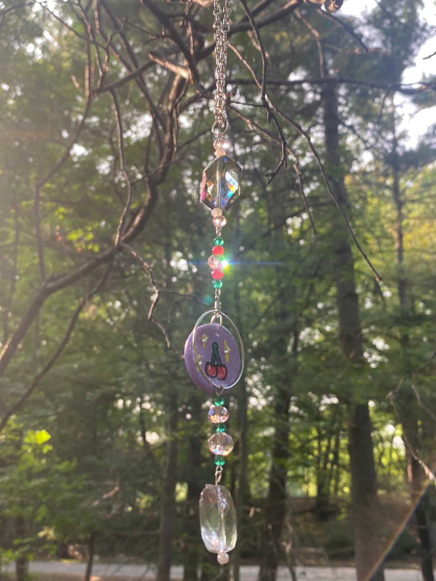 cherry suncatcher